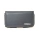 Indiacod Black Leather Belt Pouch For Apple Iphone 5s