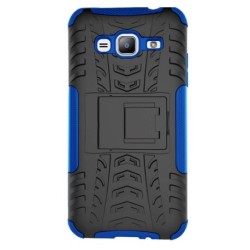 Noise Back Cover With Stand For Samsung Galaxy J3 - Blue