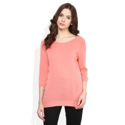 United Colors of Benetton PeachPuff Solid Top