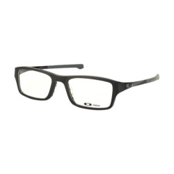 Oakley OX-8039-01-51 Chamfer  Classy Black Unisex Rectangular Eyeglasses Frame with Carry Case.