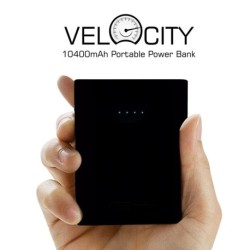 Portronics Velocity 10400 mAh Power Bank - Black