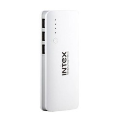 Intex IT-PB11K 11000 mAh Power Bank - White - for iOS and Android Devices