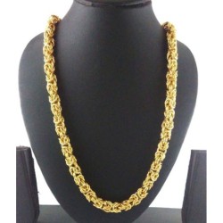 Anvi Jewellers Brass Gold Plated Chain