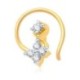 Sukkhi Beguilling Gold and Rhodium Plated CZ Nose Pin