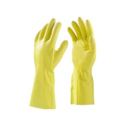 Dhandistribuer Yellow Non Leather Summer Safety Gloves For Women