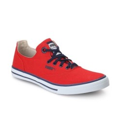 Puma Red Canvas Shoes
