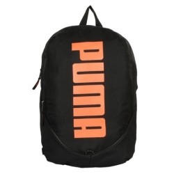 Puma Pioneer Black and Orange Unisex Backpack