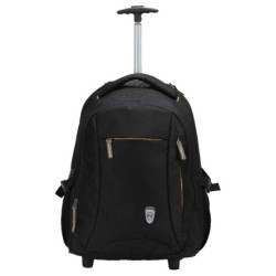Novex Pacific Black 47 Nylon Trolley Backpack