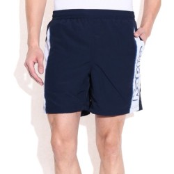 Kappa Navy Cotton Blend Shorts