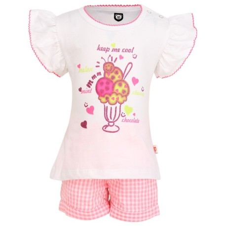 Baby League PINK Tops & Bottoms Sets