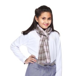 Citypret Pink Cotton Casual Scarves For Kids