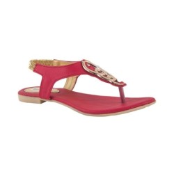 Pink Fever Pink Pu Womens Floater Sandal