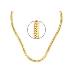 GoldNera Alloy Gold Plated Mens Chain - 18 inch