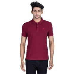 LeviS Red Basic Polo T Shirt