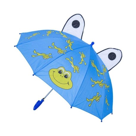 Rainfun Blue Polyester Umbrella For Kids