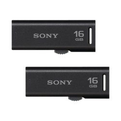 Sony Usm16gr/bz 16 Gb Pen Drives Black Pack of 2