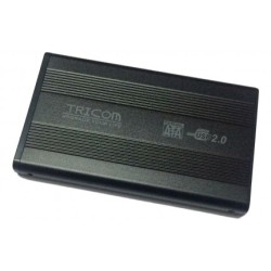 Tricom Portable External 2.5 Inch USB To SATA HDD Hard Disk Drive Case Casing