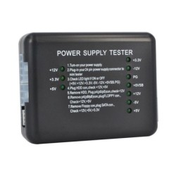 Iconnect World POWER SUPPLY TESTER 20 OR 24 PIN PSU ATX SATA HDD SMPS PC