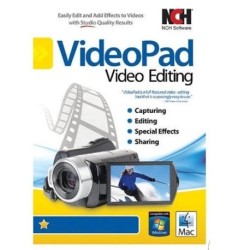 NCH VideoPad Video Editor Masters Edition Software CD