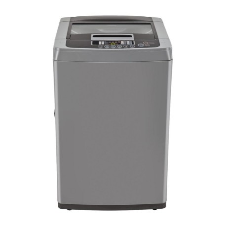 LG 6.5 Kg T7567TEELH Fully Automatic Top Load Washing Machine Middle Free Silver