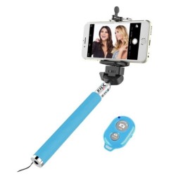 Xtra Click Ace Bluetooth Selfie Stick - Blue