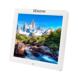 XElectron 12 inch Digital Photo Frame with Remote (White)