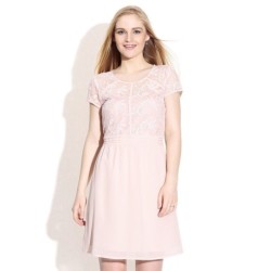 Vero Moda Peach Whip Skater Dress