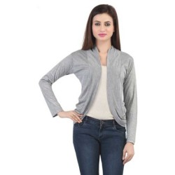 Bfly Gray Viscose Shrugs