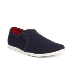 Zapatoz Navy Slip-on Shoes